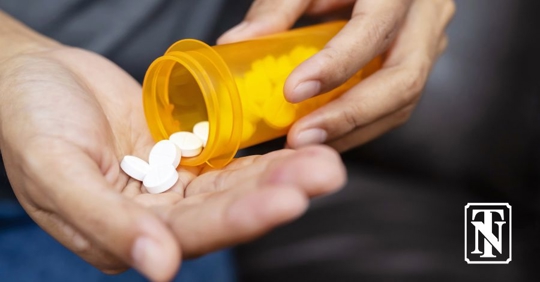 person with prescription meds
